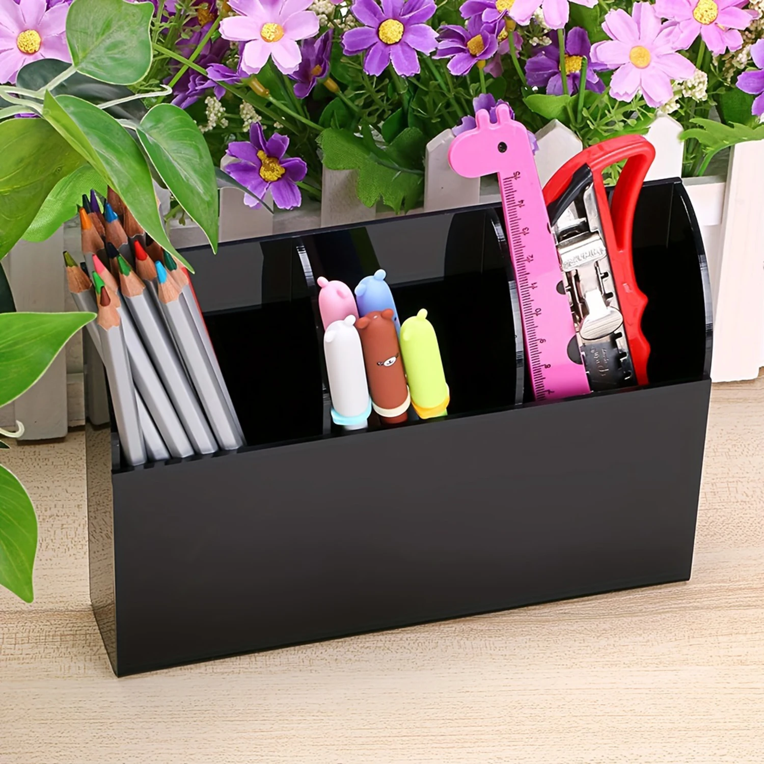 Remote Control Storage Box Photo Phone Wall Media Storage Holder Wall Mounted Pen Holder Organizer Tv Controller Holder