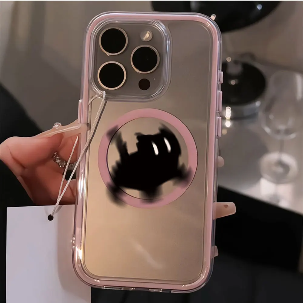 Cartoon Cat Phone Case For Samsung Galaxy S25 S24 S23 S26 Ultra Plus FE A36 A35 A17 A56 A57 A55 A54 A07 A06 A15 Magnetic Cover