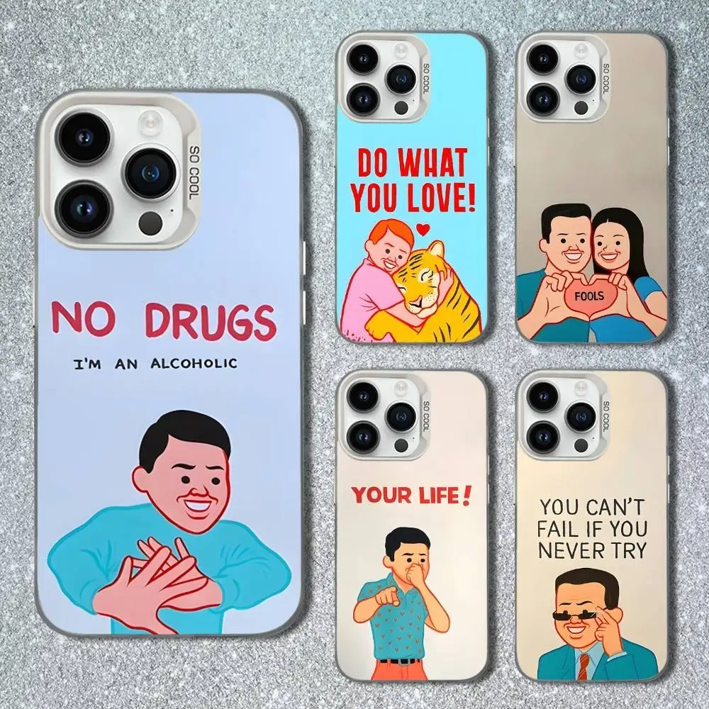 

Art J-Joan C-Cornella Funny Phone Case For iPhone 13,15,14,16,12,11,Mini,MAXXS,Pro,SE, White Matte Shockproof Cover