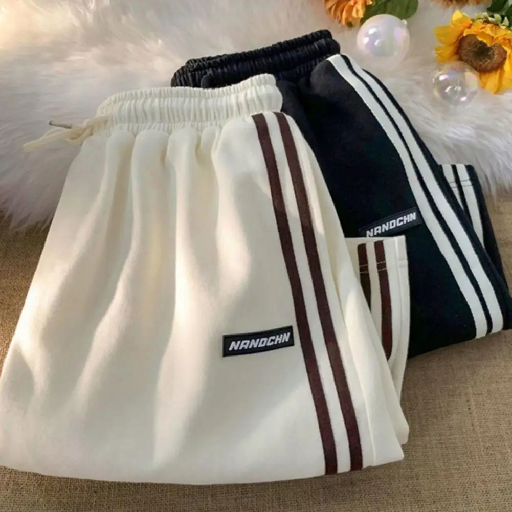 

Breathable Summer Shorts Women Shorts Striped Contrast Color Women's Summer Shorts with Elastic Waist Deep Crotch for Casual