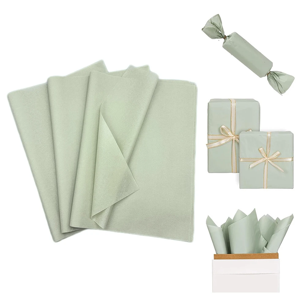 Green Tissue Paper …
