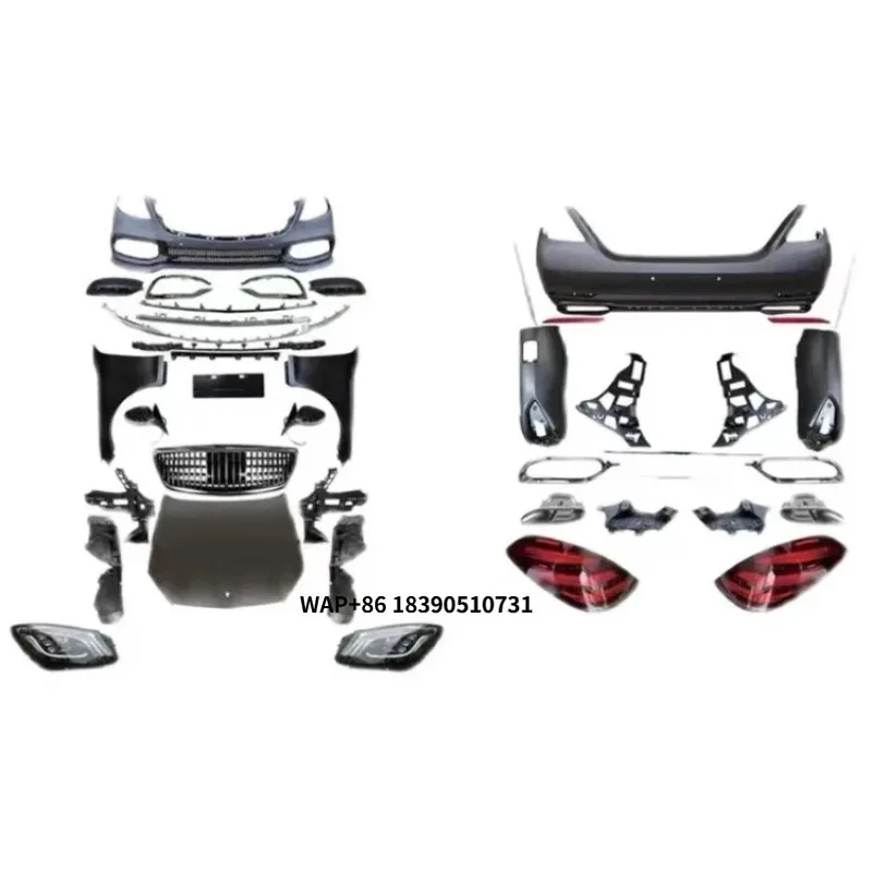 

New Exelero Headlights Tail Lights Surrounded Car for W221 Old S300 S320 Modified W222