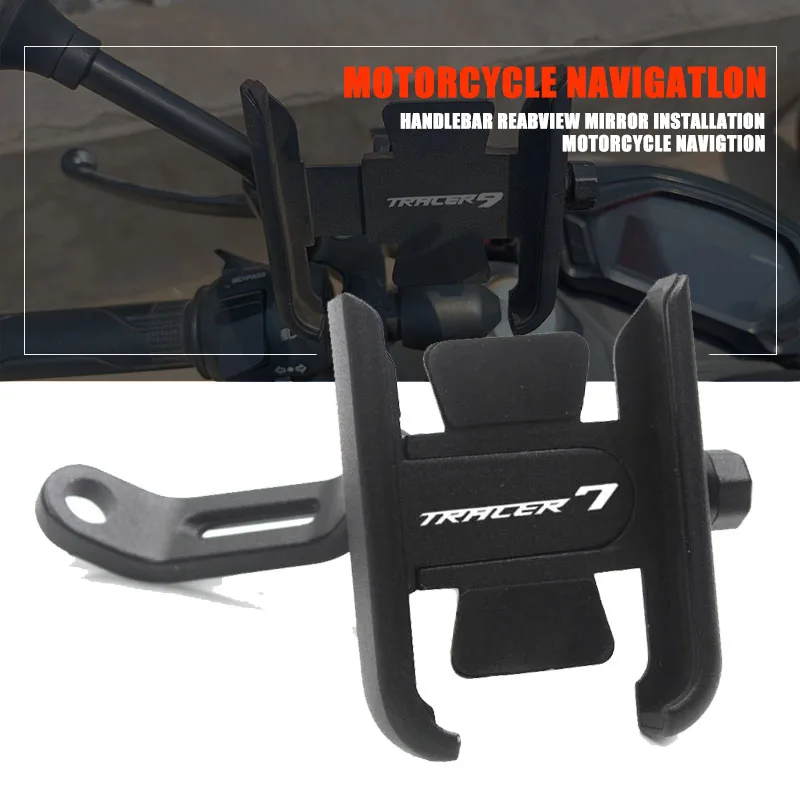 FOR Tracer7 Tracer9 TRACER 7GT 9GT 7 9 GT 2020 2021 2022 Motorcycle CNC Handlebar Mirror Mobile Phone GPS Stand Bracket