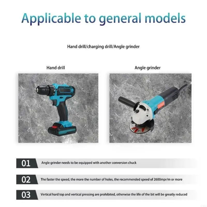 

C90A 6/8/10/20/25/35/50mm Diamond Drilling Milling Bit Marble Tile Hole Grinding