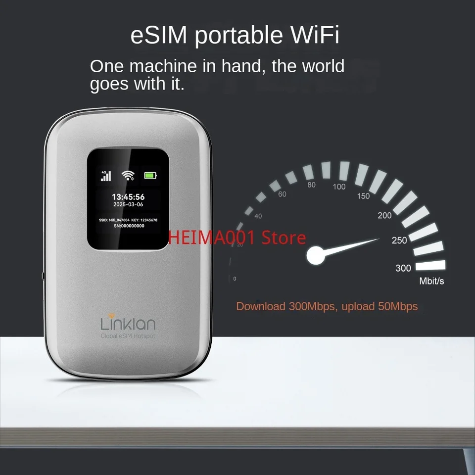 eSIMモバイルWiFiルーター｜契約不要 ポータブルグローバルホットスポット ESIM ポータブルWiFi グローバルネットワーク 無制限の書き込み