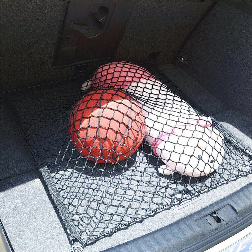 

Elastic Car Boot Net Cargo Storage Organiser Mesh Netting For Van SUV Truck Storage Luggage Elastic Net Holder Auto Accessory