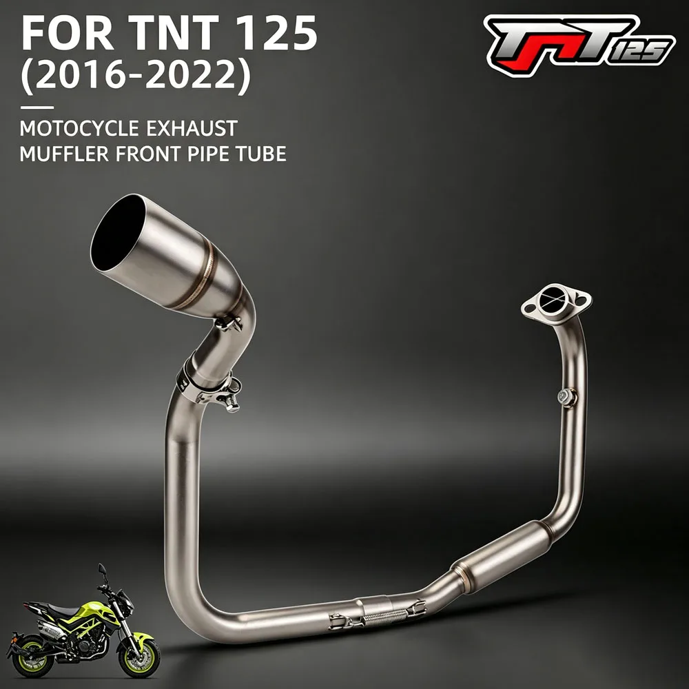 TNT125 Exhaust Manifold For Benelli TNT135 TNT 125 135 2016-2022 Motorcycle Exhausts Pipe Street Bike Header Tube 51mm Line