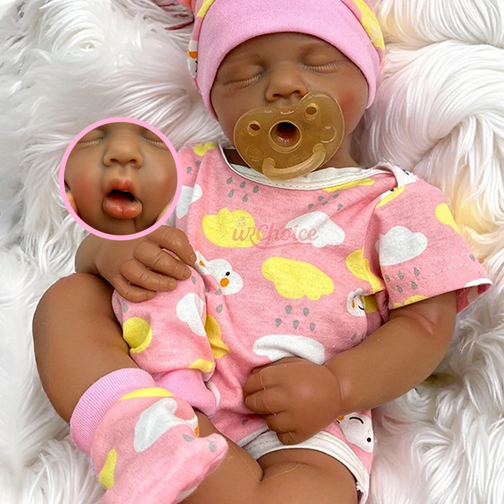 

20" Silicone Reborn Baby Girl/Boy Loulou Realistic Visible Veins Cuddly Newborn Doll Therapy Educational Role Play Toy For Kids