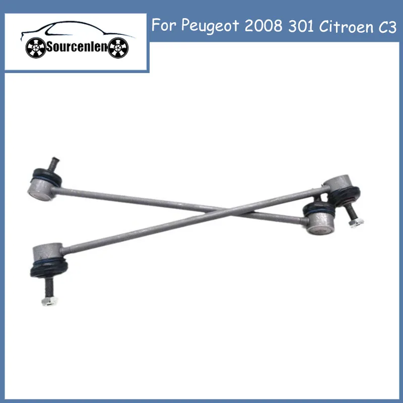 

1 Pair Brand New Oem Front Stabilizer Link for Peugeot 2008 301 Citroen C3 9678832880 9678833080