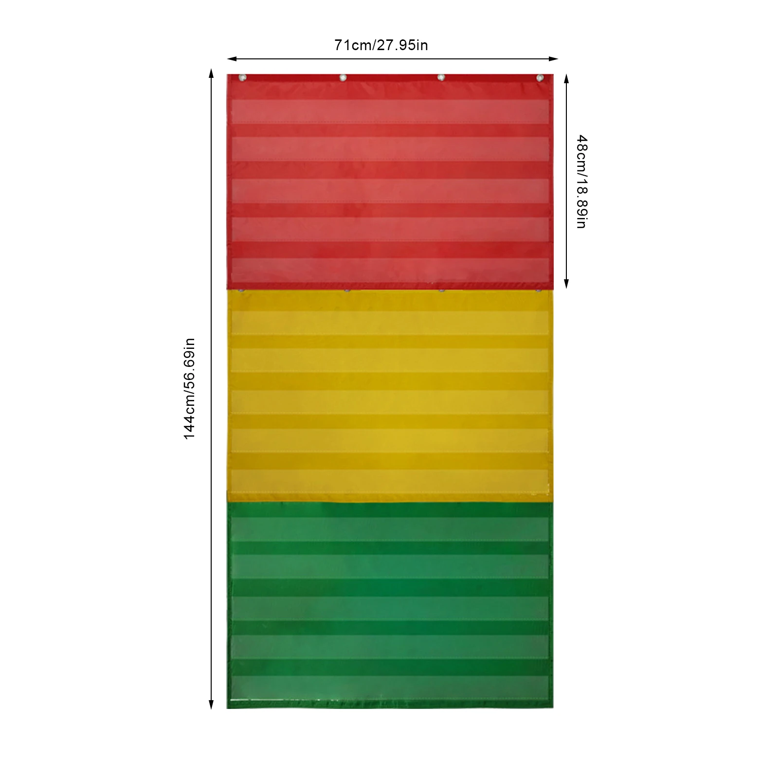 Deluxe Calendar Pocket Chart Multi-Purpose Educational And Organizational Tool Learning Resource Standard Pocket Chart Gifts For