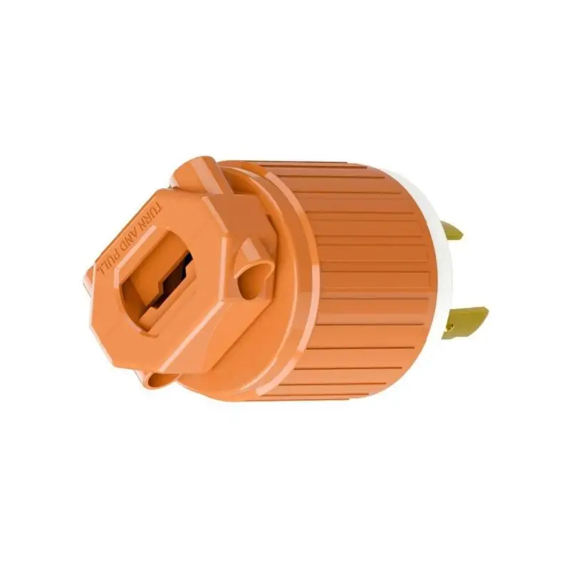 652F 20A 250V L6 20P Twist Lock Connector Suitable for Power Generators and Heavy Duty Machinery with Secure Terminals