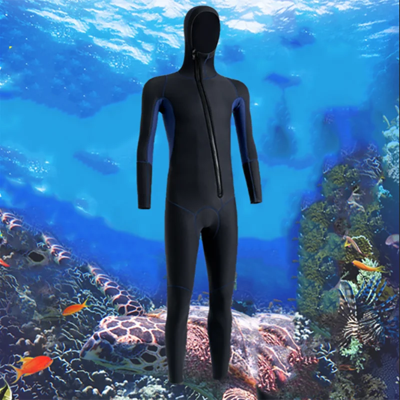 

Neoprene Diving Suit for Men 3mm Wetsuit with Hood for Swimming Surfing Fishing Kayak Scuba Diving Equipment Full Swimsuit 2023