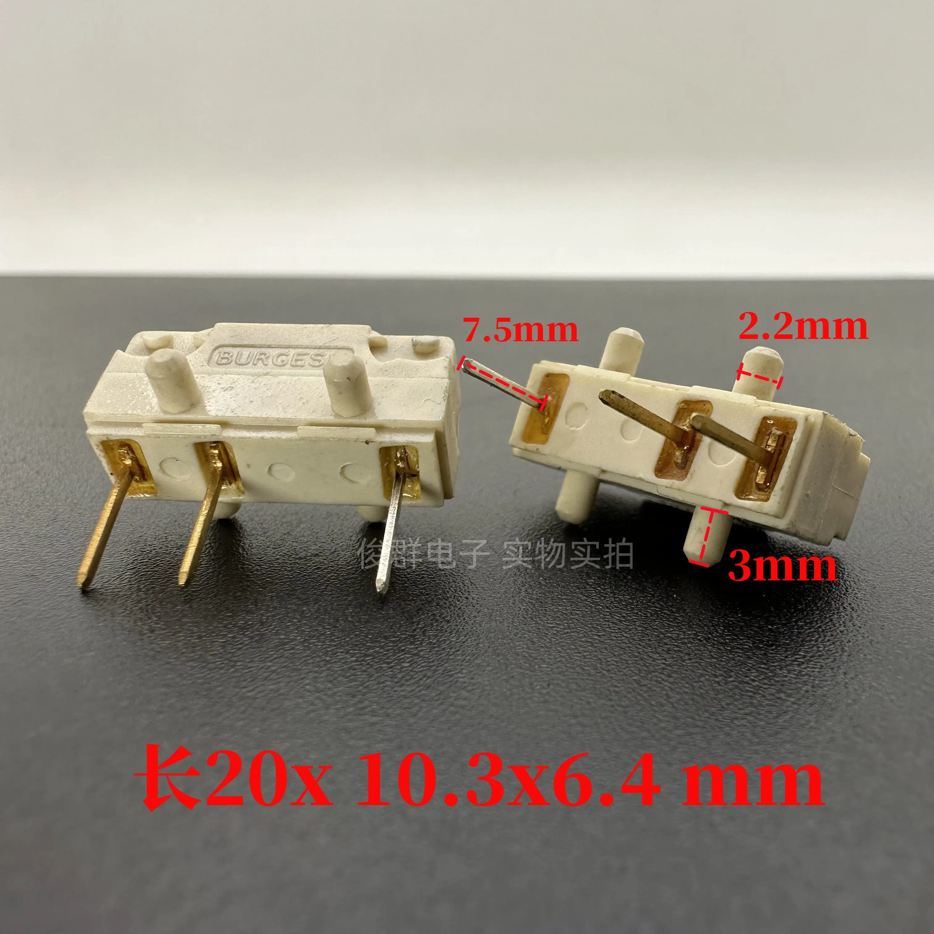 

2 шт./компл. микропереключатель V4NT8Y1, 3-контактный, с фиксированной колонной, кнопка сброса для определения предела хода