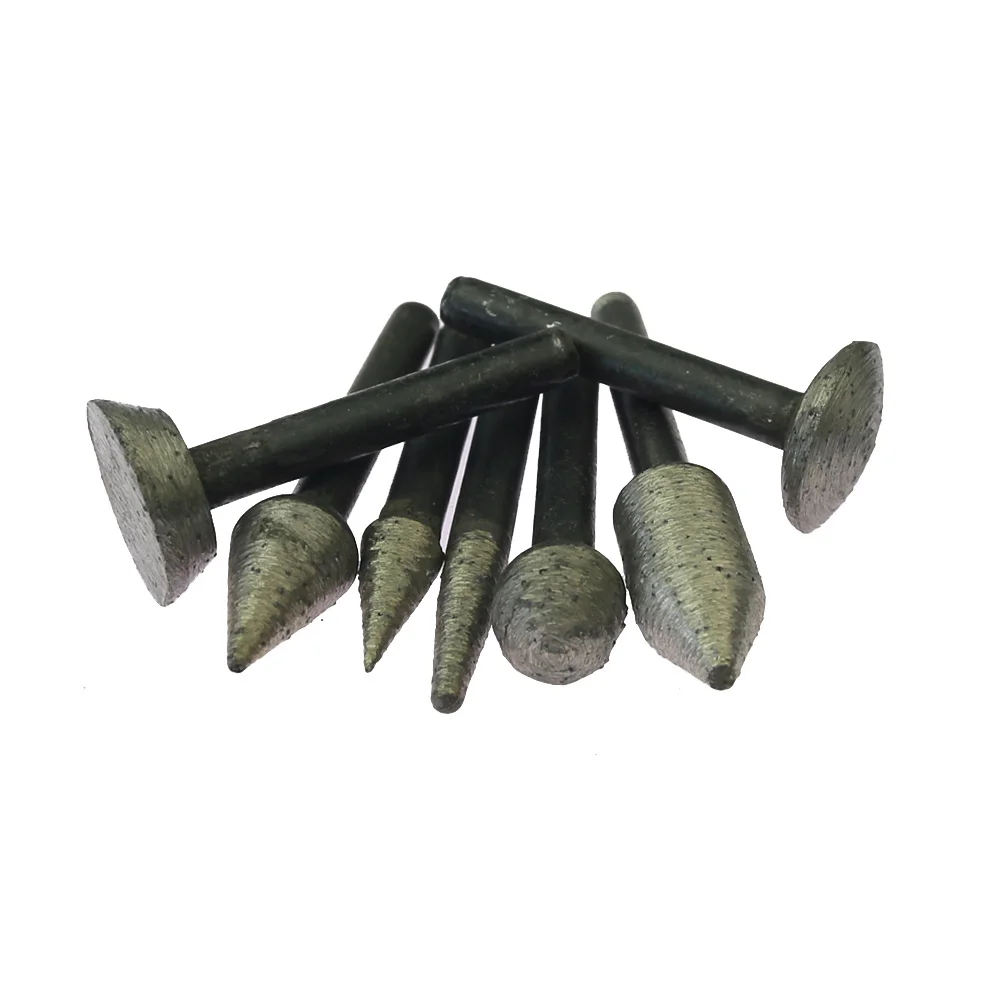 Imagem -03 - Peça Sinterizado Diamante Montado Ponto Pedra Moagem Gravura Escultura Corte Roda 1