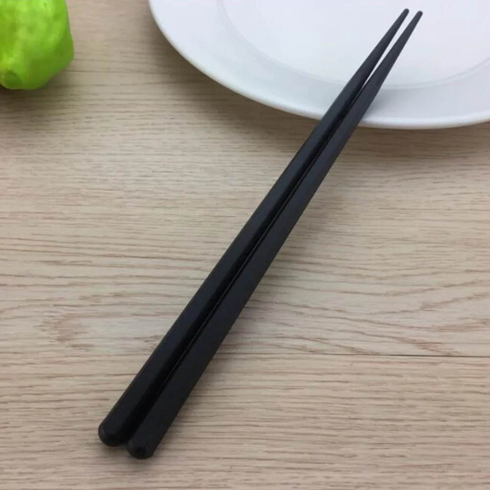 

5Pairs Hexagon Chopsticks Anti-Corrosion Non-Toxic Smooth Grinding Tableware for Sushi Chinese Food Hot Pot Home