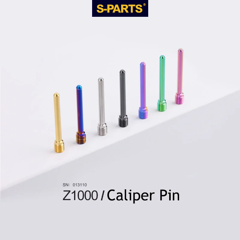 1pcs Titanium Alloy Brake Caliper Pin Bolts Compatible with KAWASAKI Z1000 Motorcycle Modification Parts