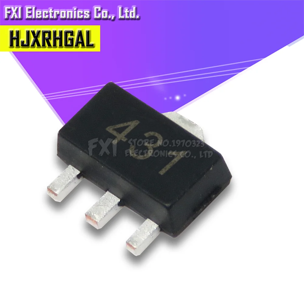 50PCS TL431 431 CJ431 SOT89 DIYGBA