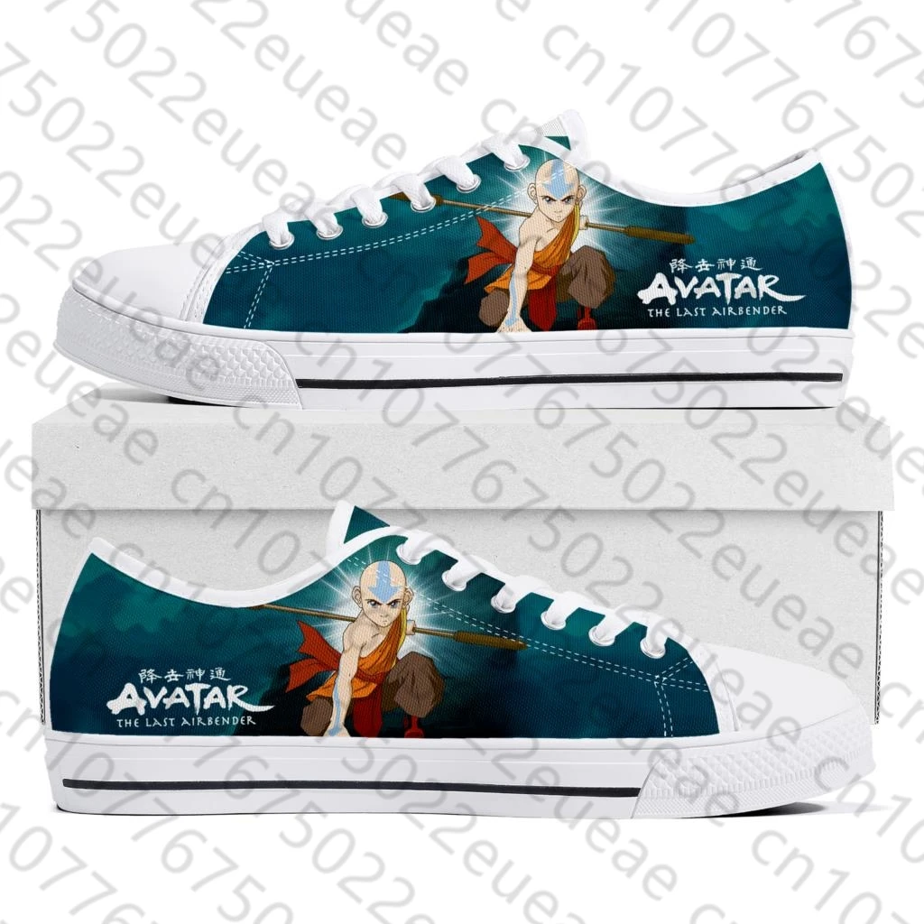 Avatar The Last Airbender Low Top Sneakers High Quality Mens Womens Teenager Canvas Sneaker Couple Casual Shoes Custom Shoe