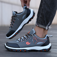 Men's Vulcanized Shoes Casual Sports Shoes, Chaussure, High-quality PU Leather Hiking Shoes Social Shoe Male Outdoor Anti Slip