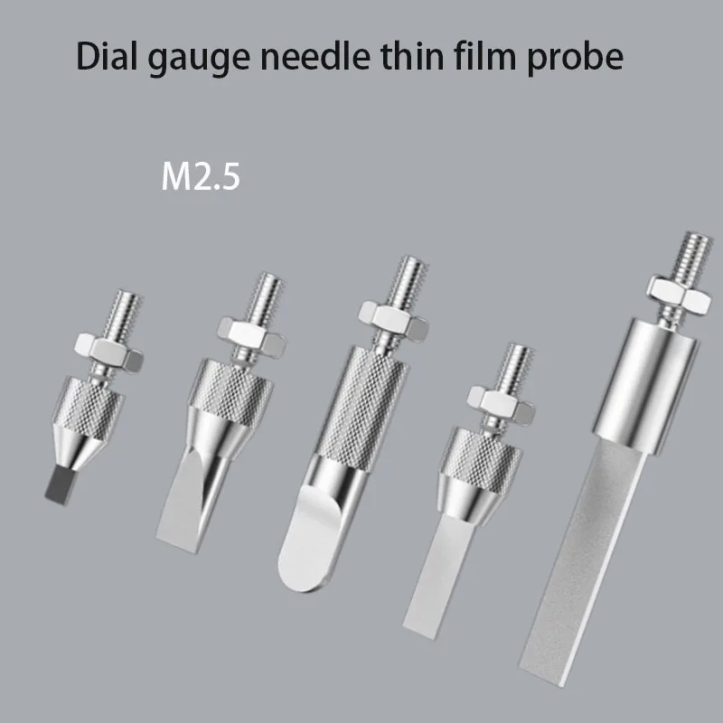 Thin film side dial gauge needle micrometer head height gauge needle type measuring needle straight measuring head