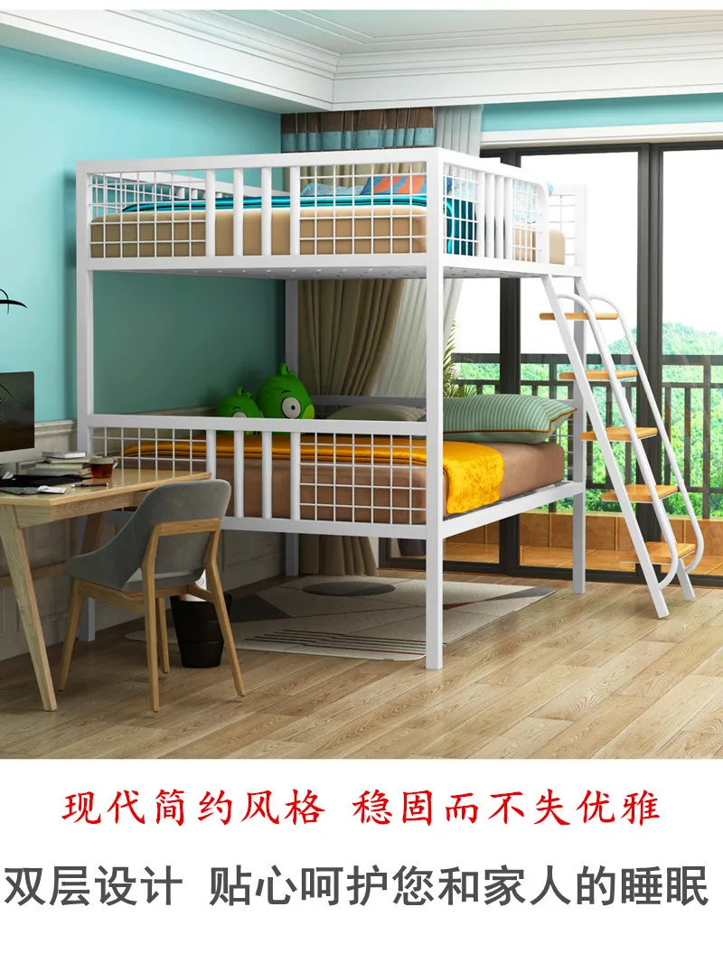 Elevated floor apartment Small apartment space-saving children's bed duplex building