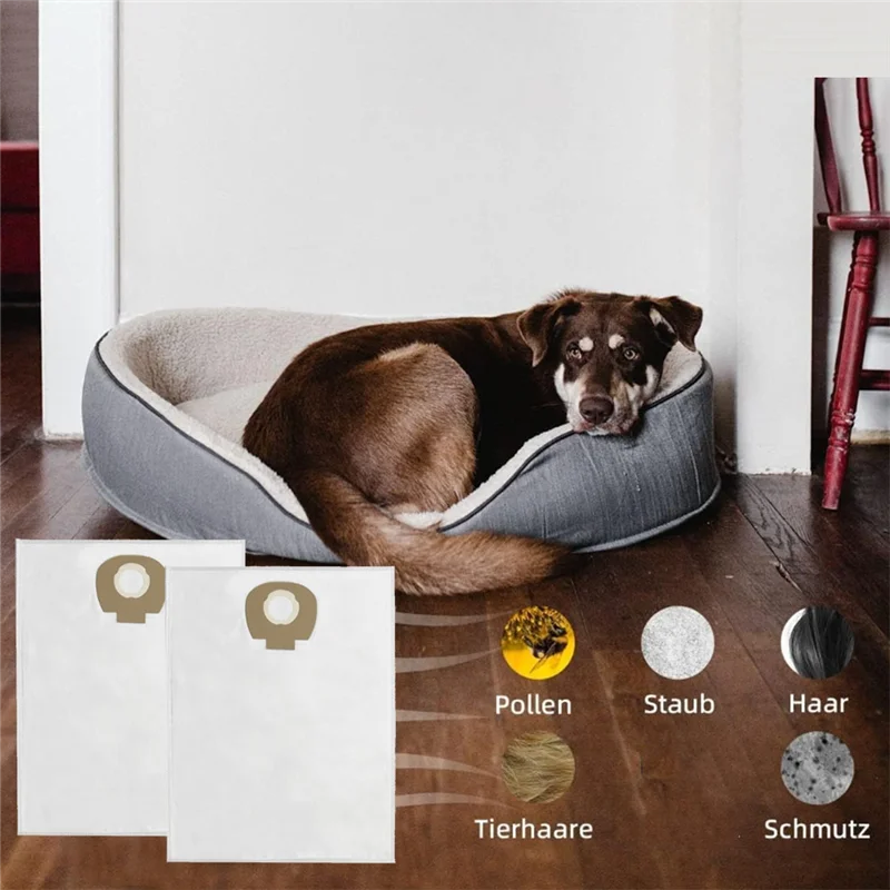 4 Pcs Dust Bag For  VC2010L VC2512L /Nilfisk Altoaero25-21 Sweeper Accessories Essential Vacuum Accessories-T33C