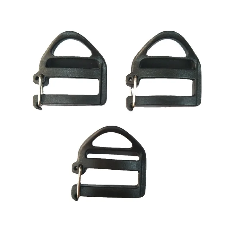 5/10/20pcs 25MM Plastic Mesh Buckle Hook Adjustable Backpack Buckle Black Quick Release Buckle for  Strap Strong Hardware tools