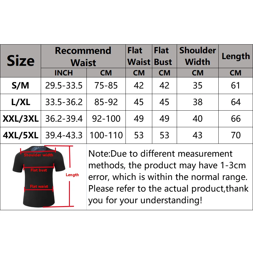 Men's Sweatshirt Gym Workout Shapewear Tummy Slimming Fitness Sauna Compression Tops Fat Burning Shapers Workout Waist Trainer