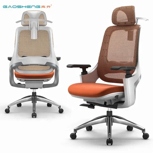 Swivel Computer Desk Chair Luxury Boss Executive Mesh High Back Ergonomic Office Chairs Mesh Office Chair Ergonomic Factory