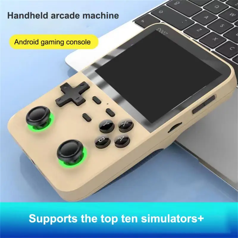 

D007 Mini Retro Handheld Game Console 3.5″ IPS 640*480 Screen Dual System Linux Garlic OS Portable Video Game Player