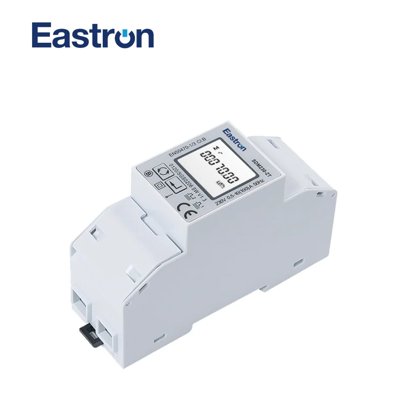Medidor de Energia com Fase Única 220 230v Saída de Pulso Modbus Rs485 Comunicação Remota com Sistemas Amr Scada Meio