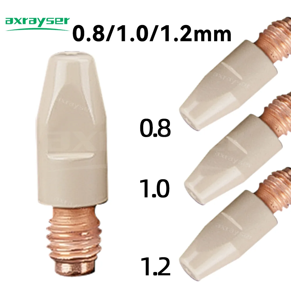 36KD طلاء فوهة لحام الاتصال تلميح 0.8/1.0/1.2 مللي متر مجموعات MIG الشعلة فوهة الغاز تلميح حامل من 36KD MIG MAG GMAW شعلة لحام
