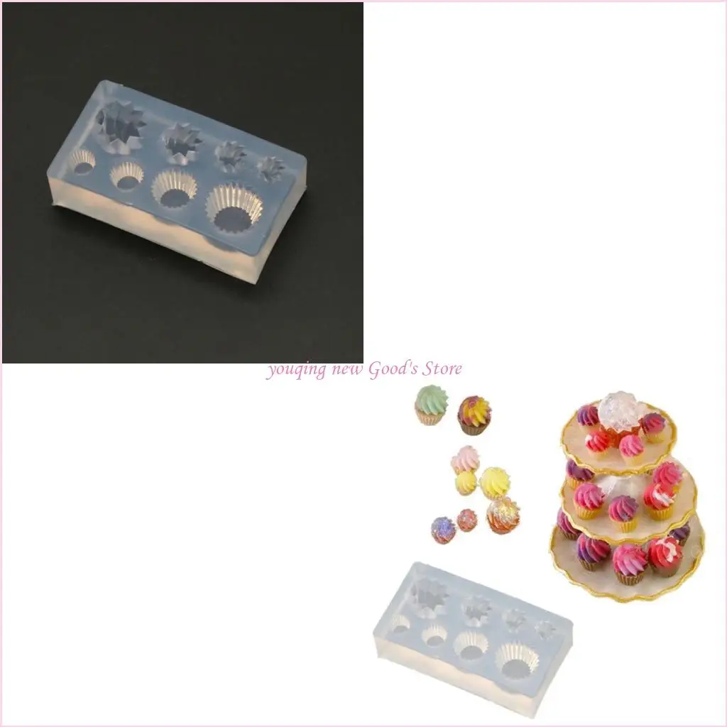 

57QA Мини-держатель для кексов в форме силиконовой формы для изготовления конфет и ювелирных изделий