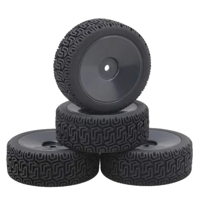 

4pcs RC Car 66mm Rubber Tires for WLtoys 144001 and 1/18 1/16 1/10 RC Buggy Crawler on/Off Road Car Spare Parts Replacements