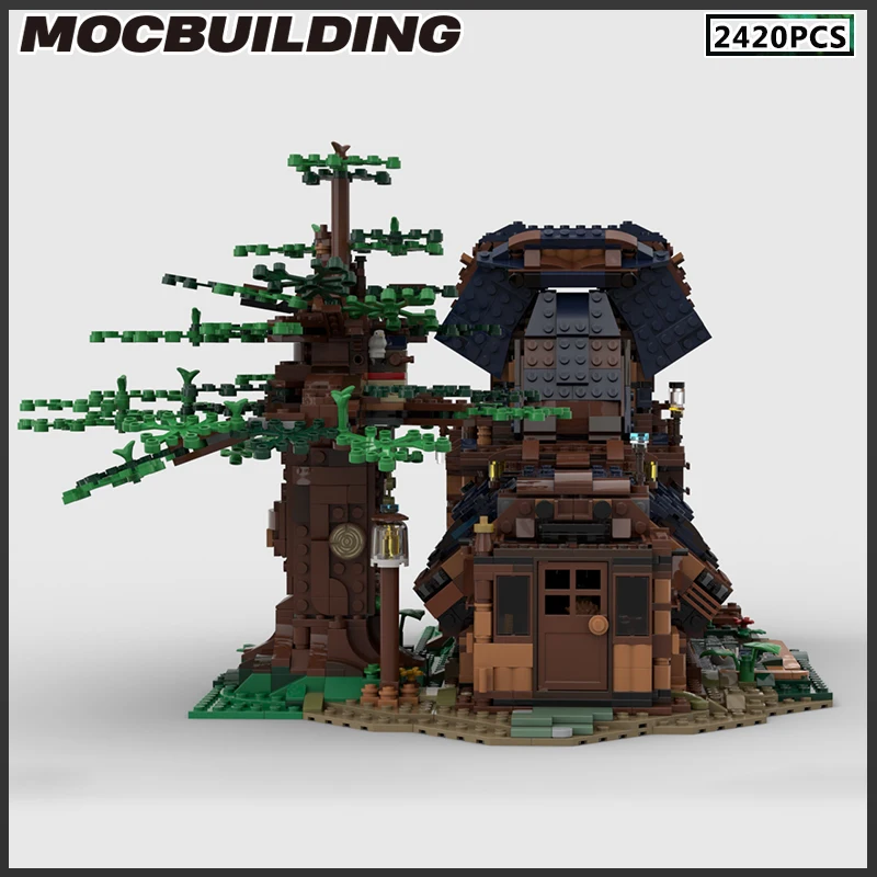 MOC Street View Series Fairy Tale Shoe House Model Building Blocks Creative Toys DIY Assembly Bricks Collection Christmas Gifts