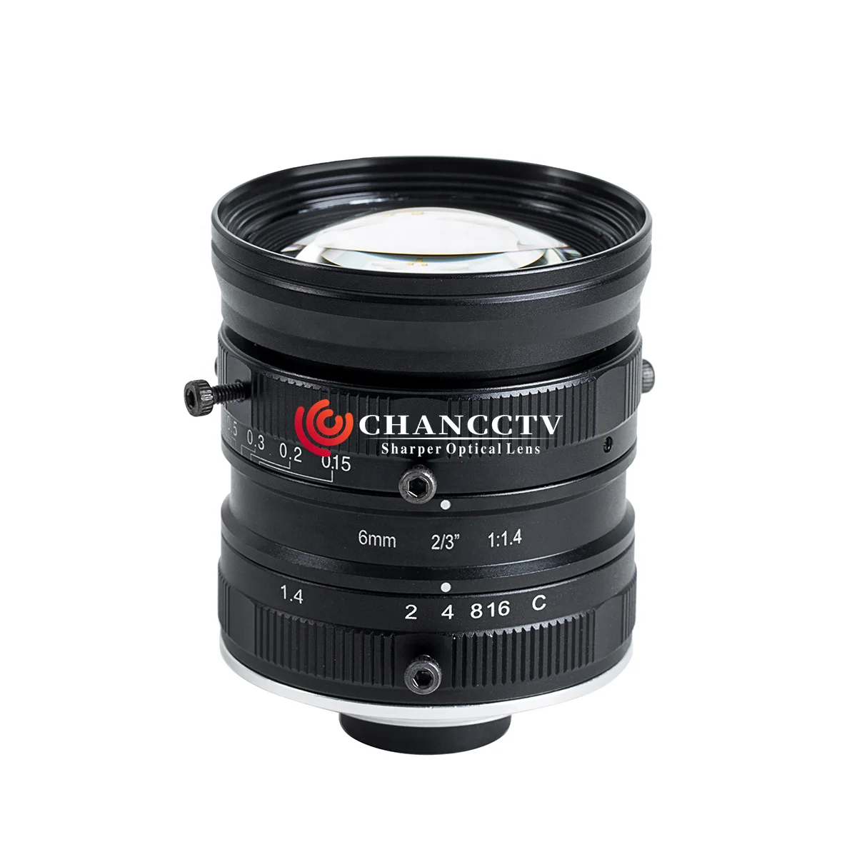 C Mount Lens 6mm for 2/3