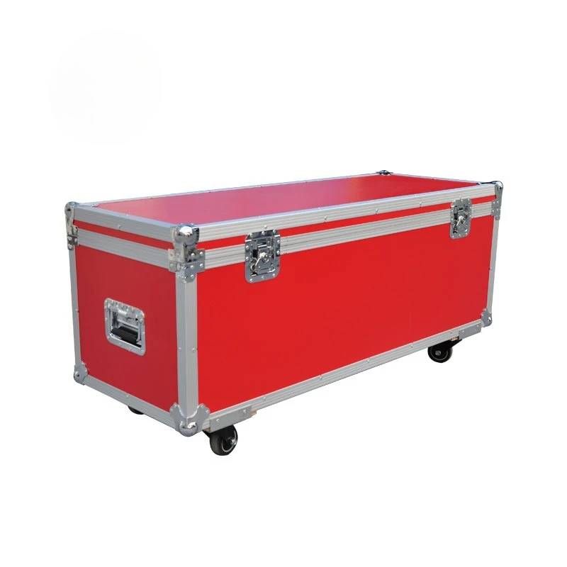 55TV-Flightcase aus Aluminium in Sondergröße mit abnehmbarer Abdeckung