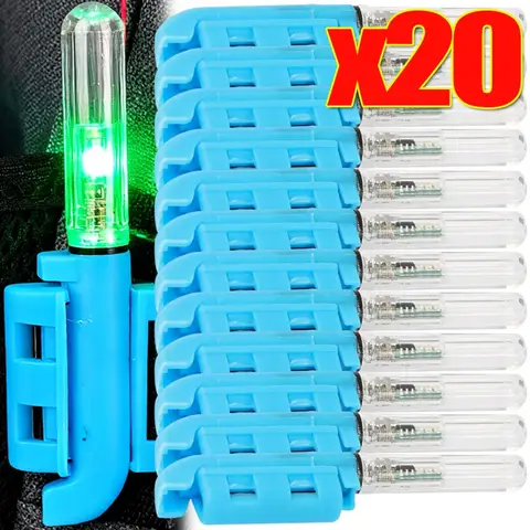 New Clip-on Flashing Rod Tip Light Luminous Waterproof Iso Fishing Float Fishing Tackle Accessories Casting Fishing Alarms