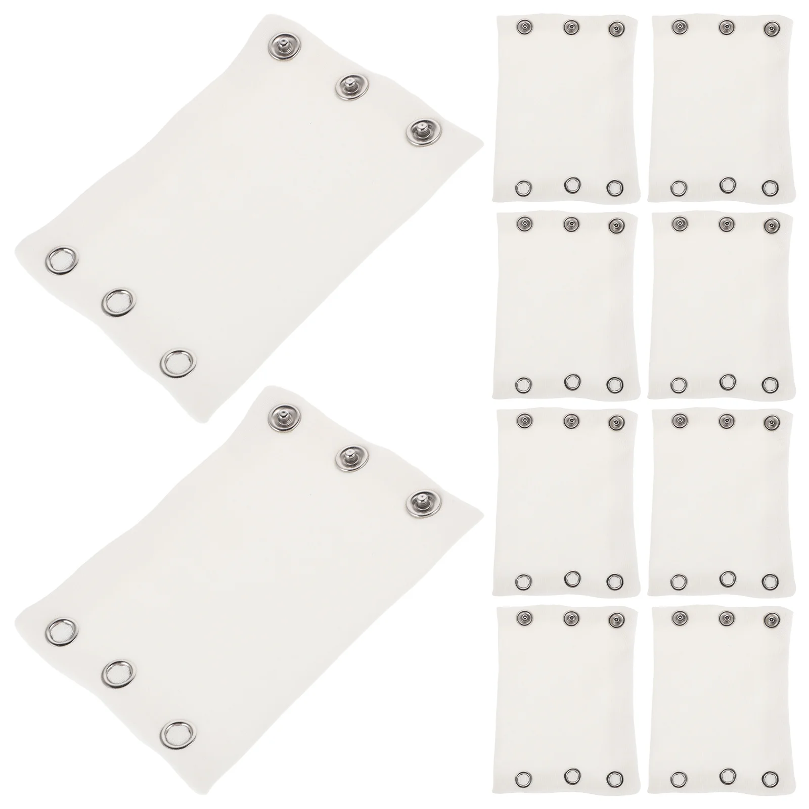 10 قطعة ملابس الطفل تمديدات القطن المفاجئة اكسسوارات الأبيض طبقة مزدوجة لينة النسيج موسع منصات ل طفل حللا الرضع #6