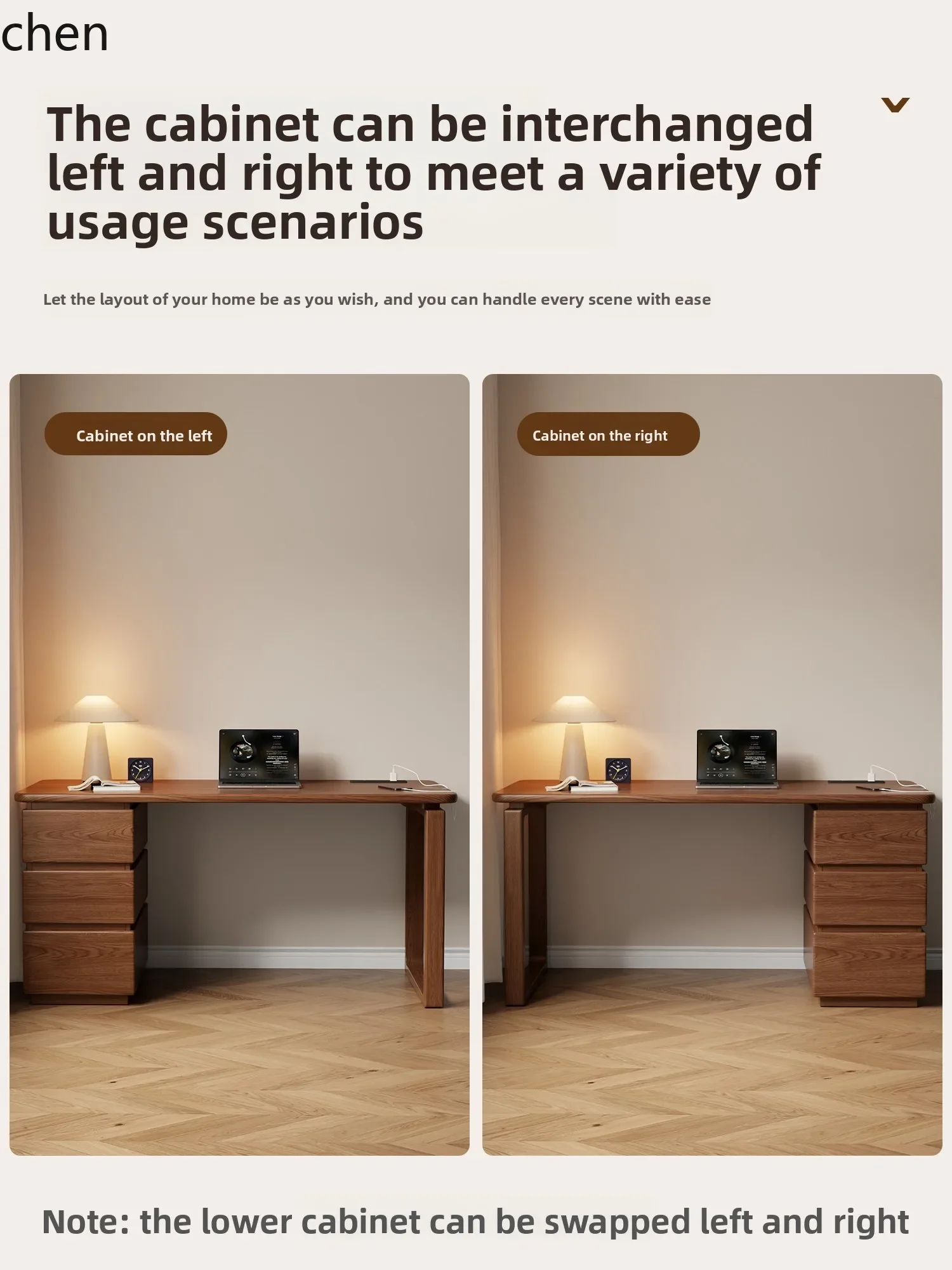 

YY- solid wood desk with drawers, study desk for bedroom, home computer desk, writing desk