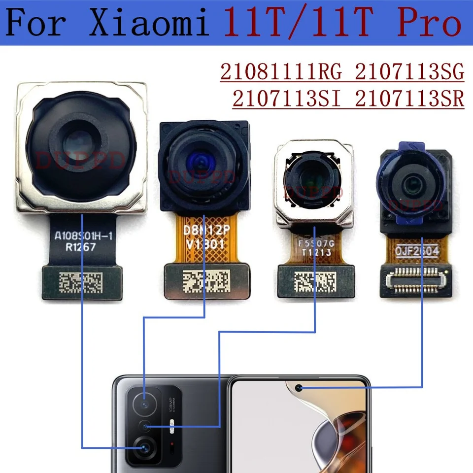 100%Tested Back Big Rear Main Camera Module For Xiaomi Mi 11T Pro