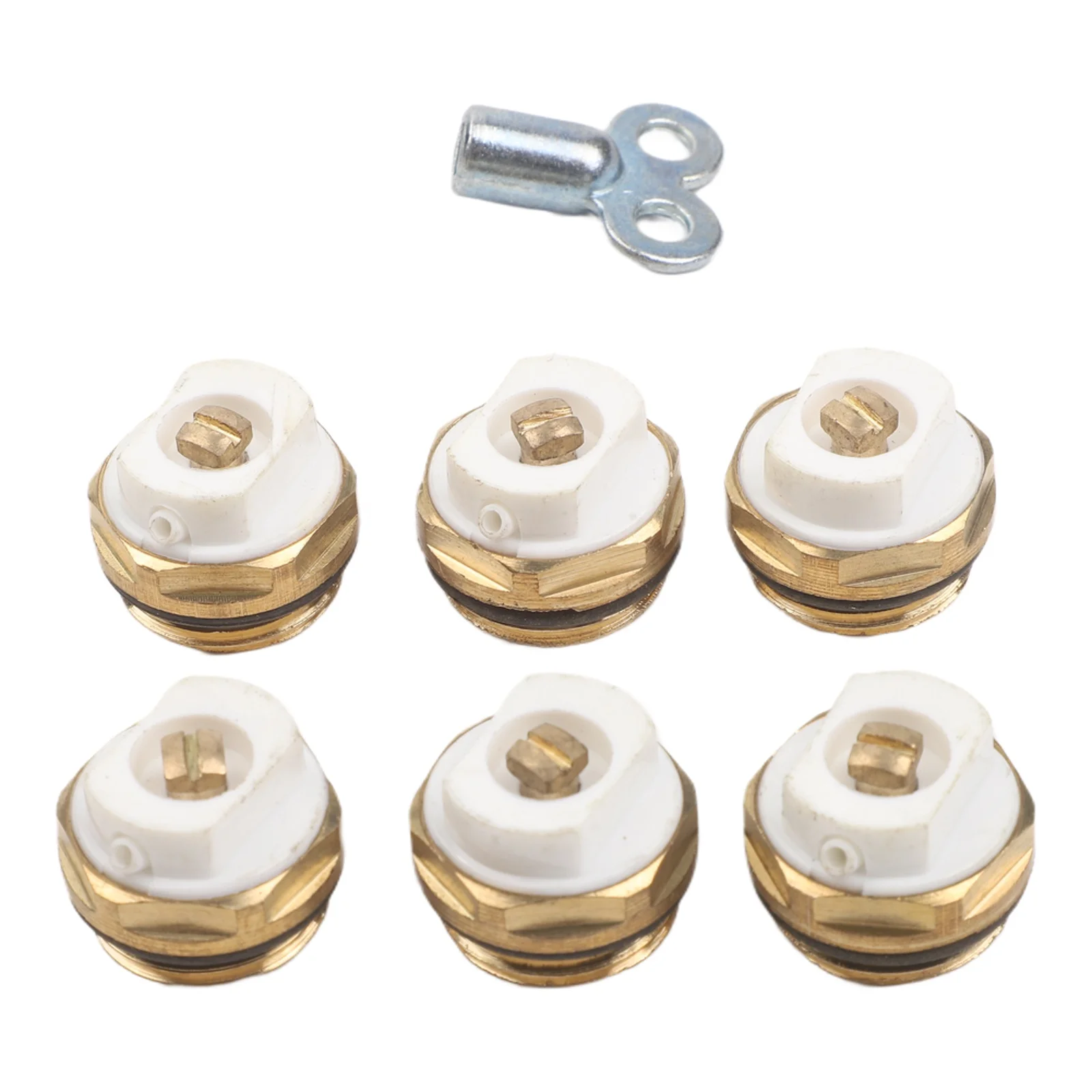 

High Pressure Vent Valve Bar Accessory Air Vent Set Key 2.4cm X 2.6cm Radiator Vent Valves Rust-resistant Construction