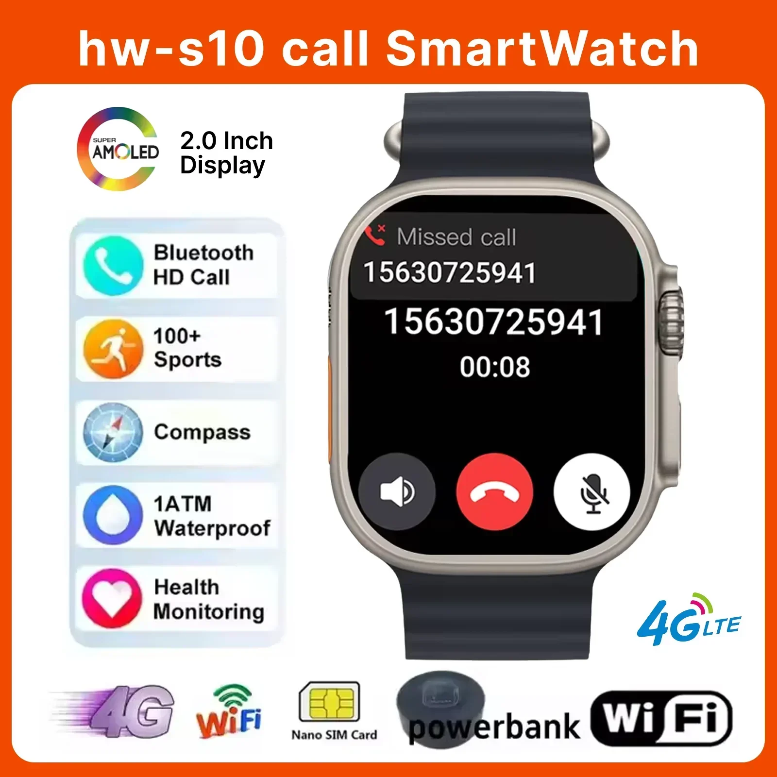 

2025 Новый 4G Все сети GS29 Смарт-часы Android Работает S10 Система GPS Карта Google Play Шагомер Трекер сна SIM-карта
