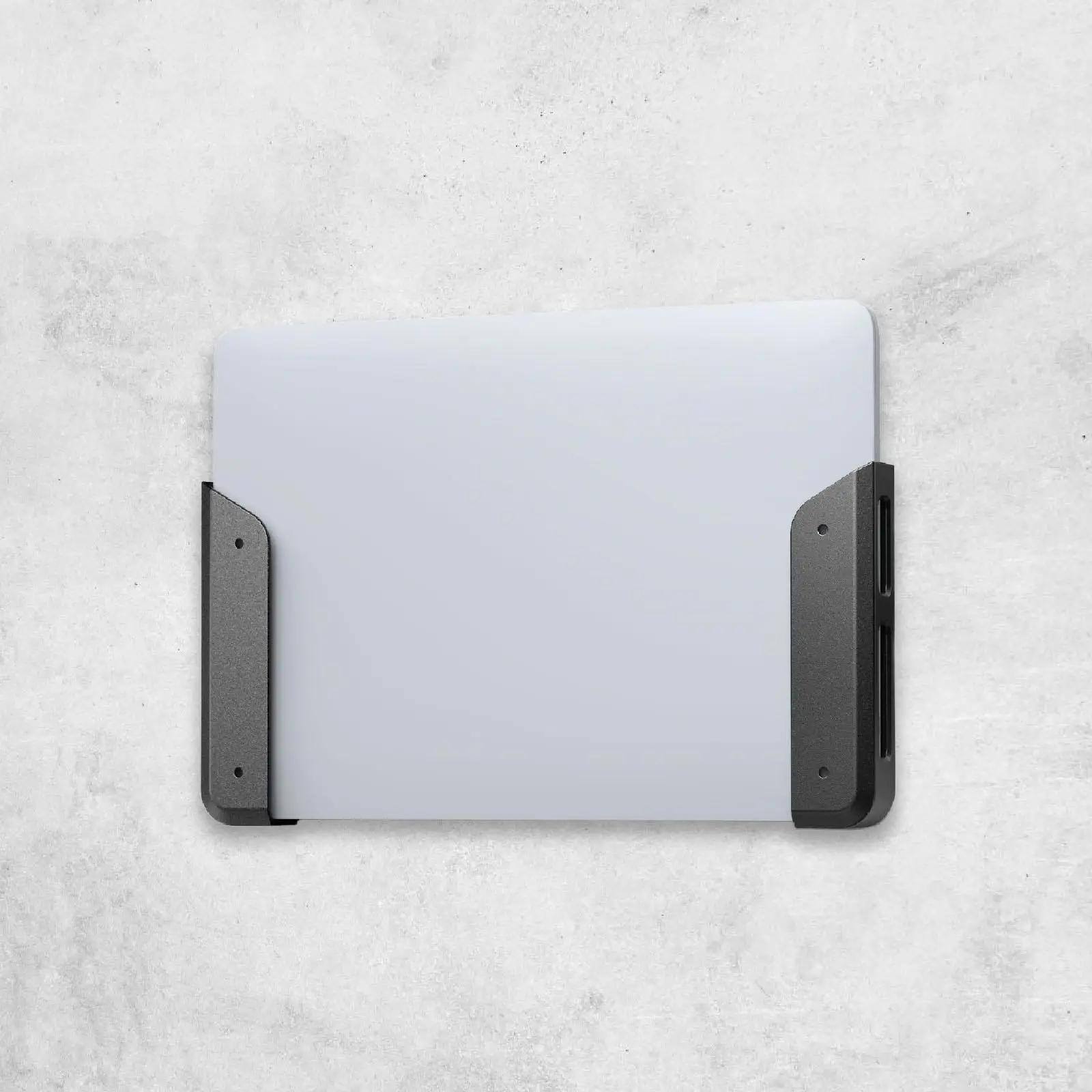 

Настенный и под настольный держатель для ноутбука, домашний офис, простая установка, металлический кронштейн с защитой от царапин, экономия места, сверхпрочный кронштейн