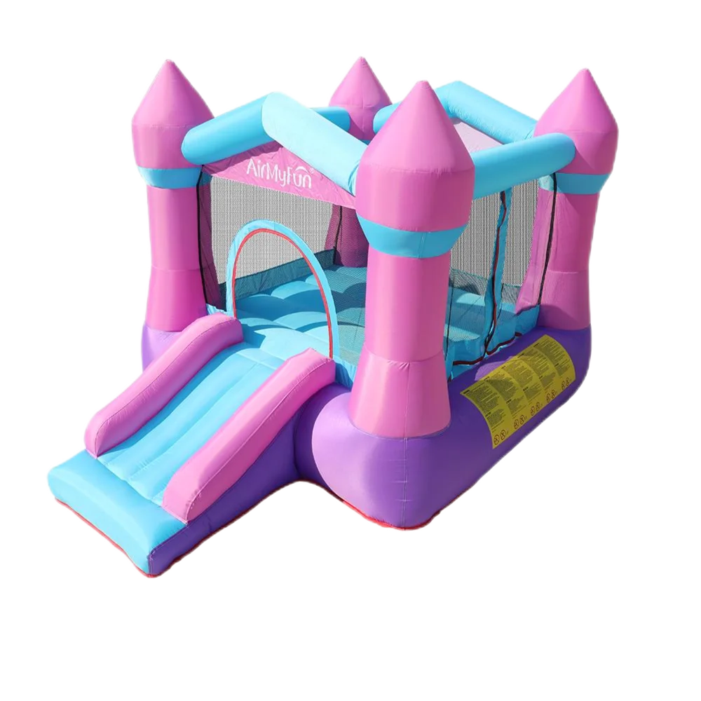 

Custom Party Set Inflatable Trampoline Bouncer House Small Slide Includes Accessories Made Oxford Fabric Minimum Order 1 Piece