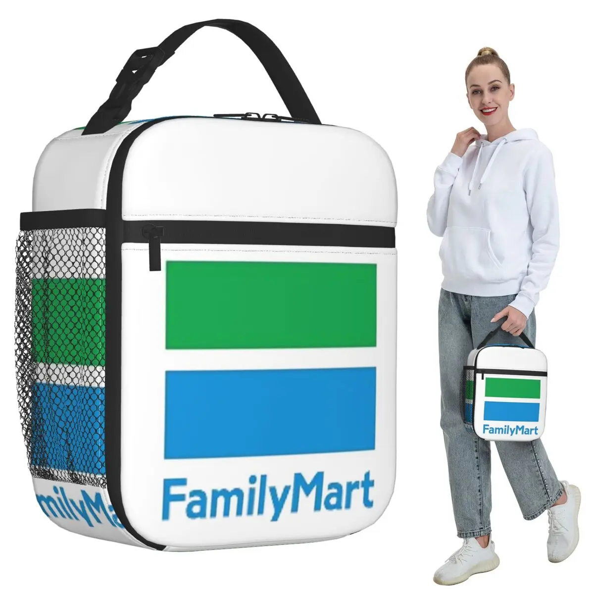 

Family Mart Insulated Lunch Bag for Kids School Cooler Thermal Food Box Tote Leakproof Lunch Boxes Container