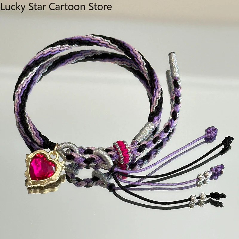 Juego de moda Genshin Impact Durin Cosplay pulseras de cuerda de mano hechas a mano accesorios de cadena de mano accesorios de Anime regalo de Halloween