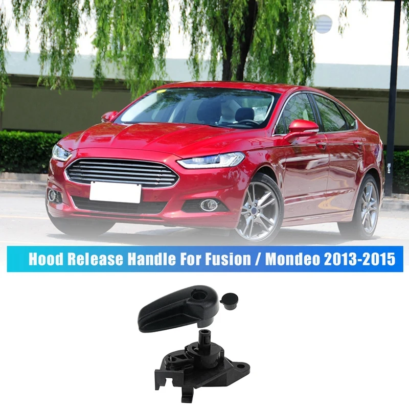 قوس تثبيت بمقبض فك غطاء محرك السيارة للنشارة-Ford Fusion, Mondeo, Lincoln MKZ