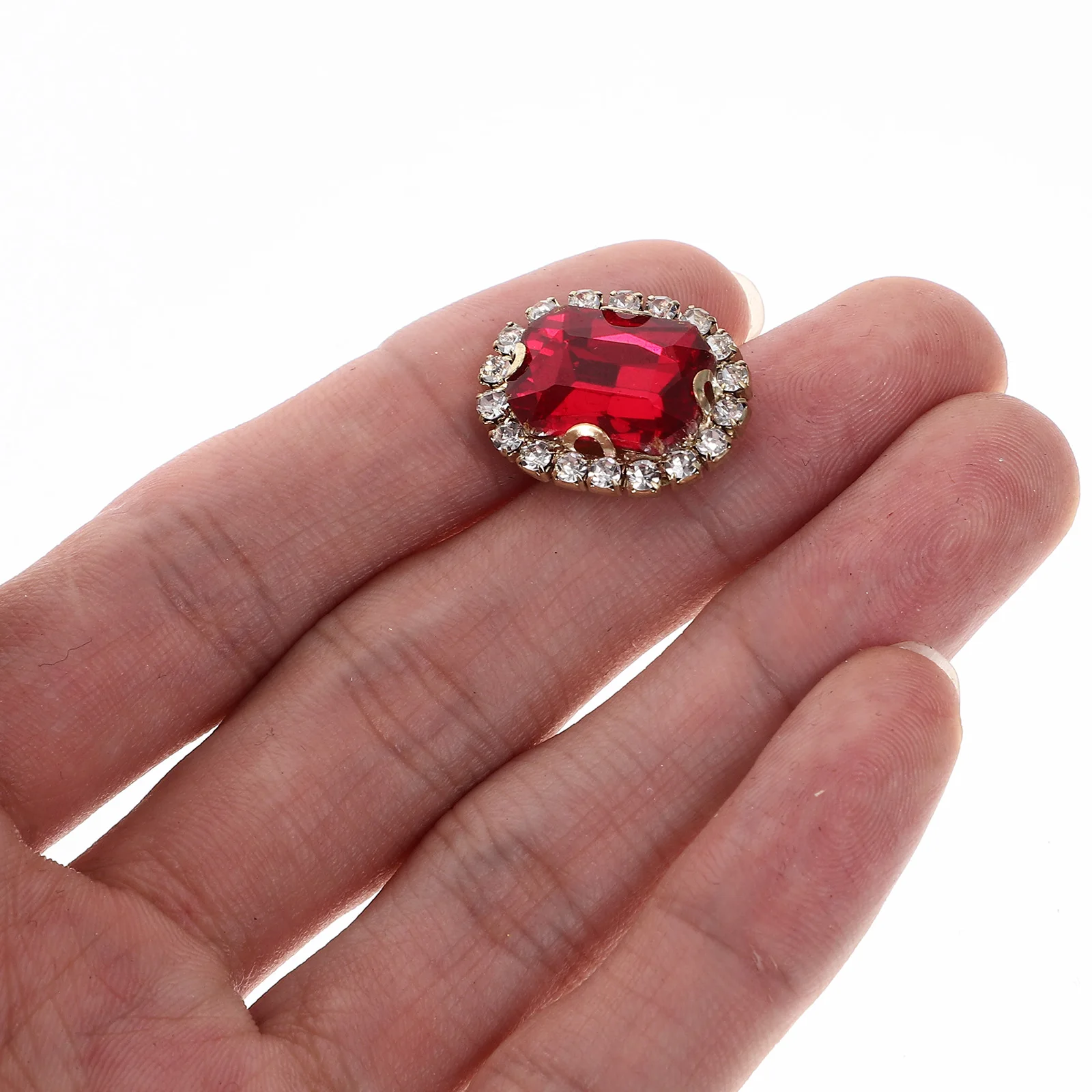 

20pcs Hand Sewing Rhinestones Decorative Accessories Glass Drill For Clothes Diy Craft Sew On Dress Decorations Garment