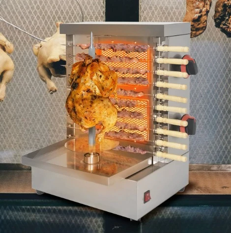 Gasbetriebener Türkischer Brasilianischer Drehspieß-Grill Automatische …